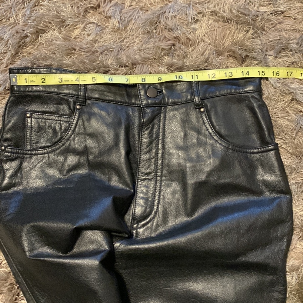 Wilsons Leather Black Straight Leg Pants - Picture 11 of 12